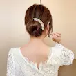 شانه شینیون نگین دار