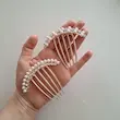 شانه شینیون نگین دار