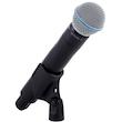 میکروفون بی‌سیم Shure QLXD4 Beta 58 نسخه High Copy با بدنه مشکی و کپسول سوپر کاردیود