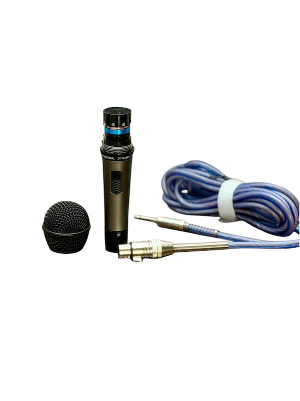 نمای کامل و بدنه فلزی میکروفون داینامیک زاک مدل Zak ZM-100