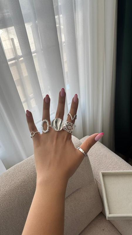 پک انگشتر  آبکاری نقره