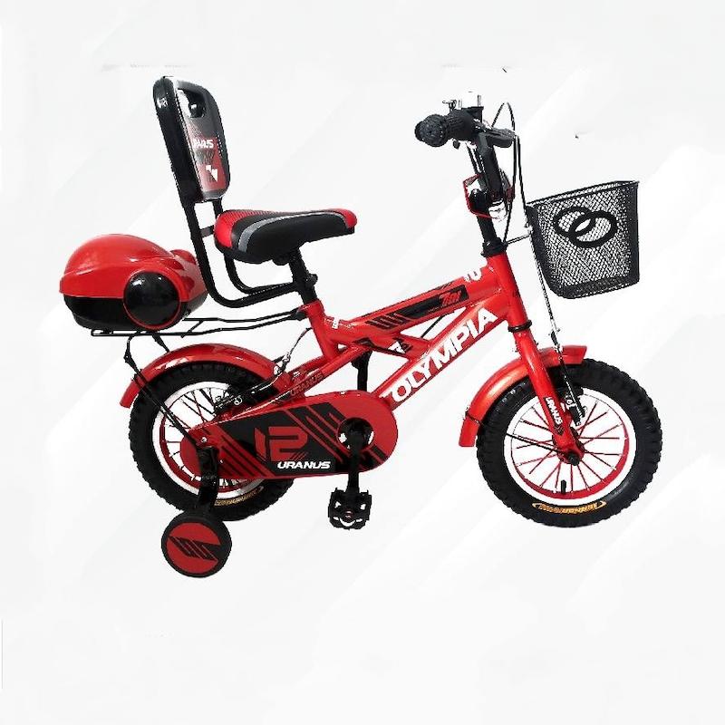 دوچرخه 12المپیا پسرانه ‌پشتی وصندوقدار 