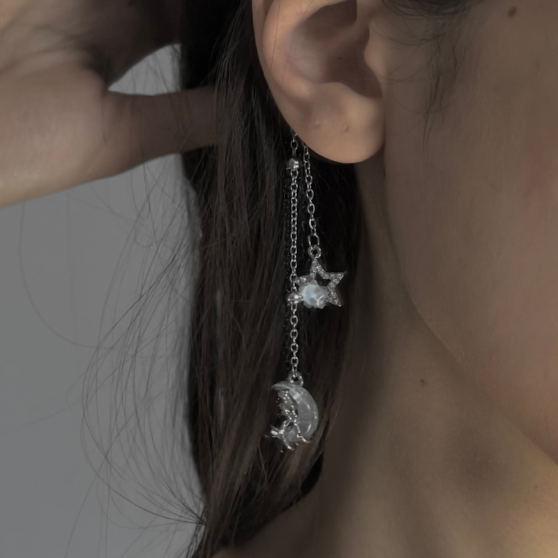 آویز عینک طرح ماه و ستاره