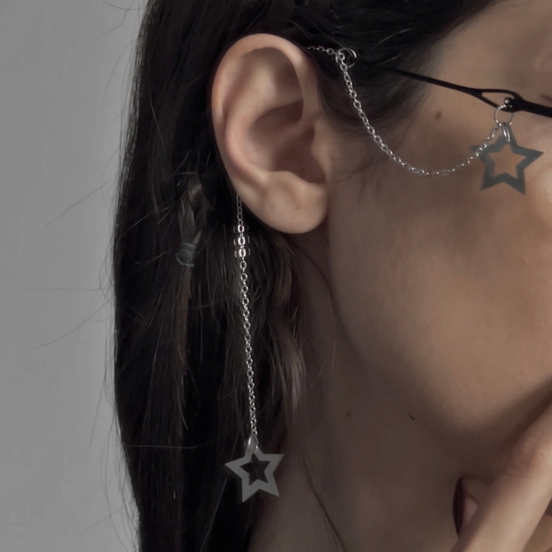 آویز عینک طرح دوسر ستاره