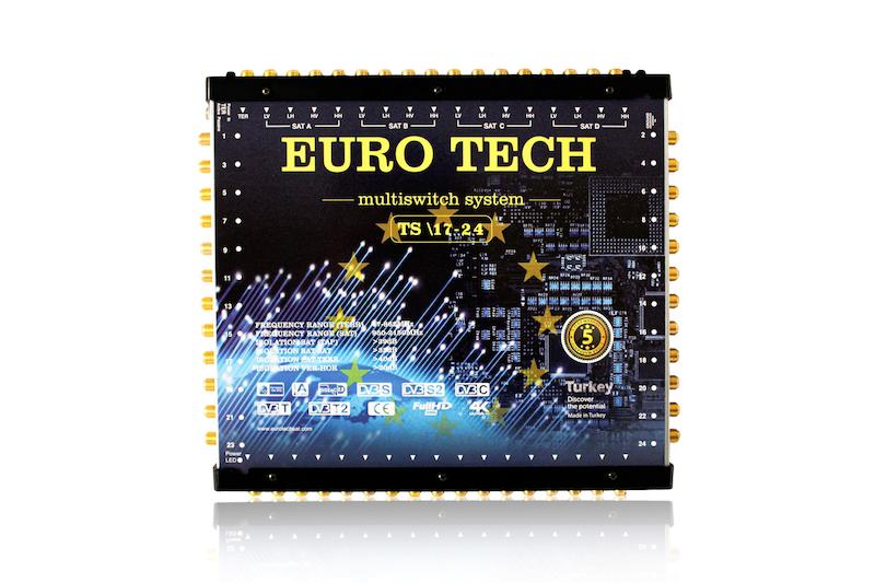 مولتی سوییچ ست۲۴ واحدی یورو تک مدل TS\17_24