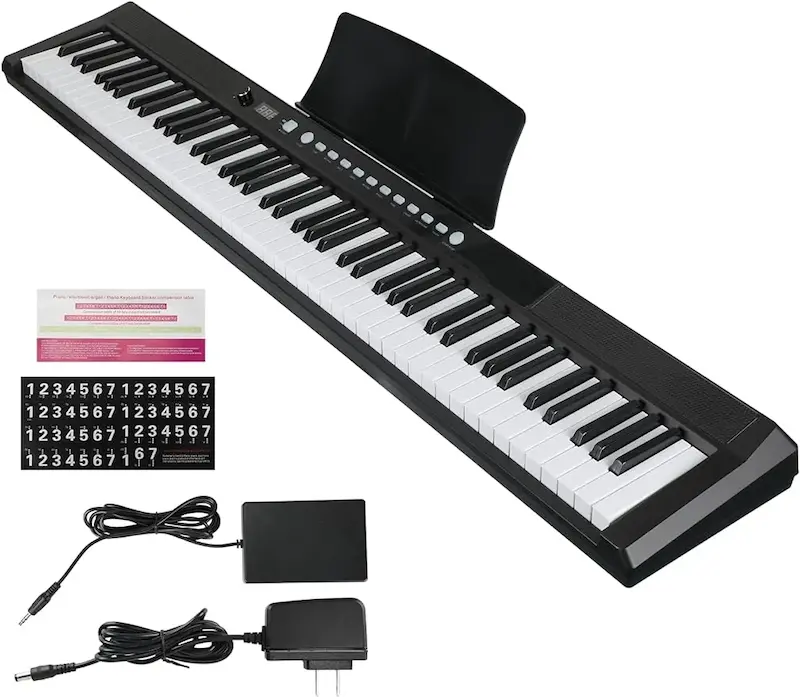 پیانو الکترونیکی ۸۸ کلید چندمنظوره پدال دار NM-2001 88 Keys Multifunctional Electronic Organ NM-2001