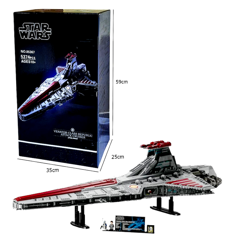 لگو ساختنی سفینه استاروارز جنگ ستارگان مدل Venator قطعه ۵۳۷۴ آیتم 75367