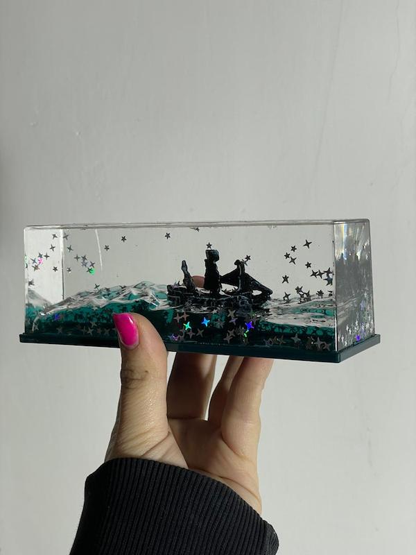 کشتی معلق غرق نشو مدل کشتی دزدان دریایی 