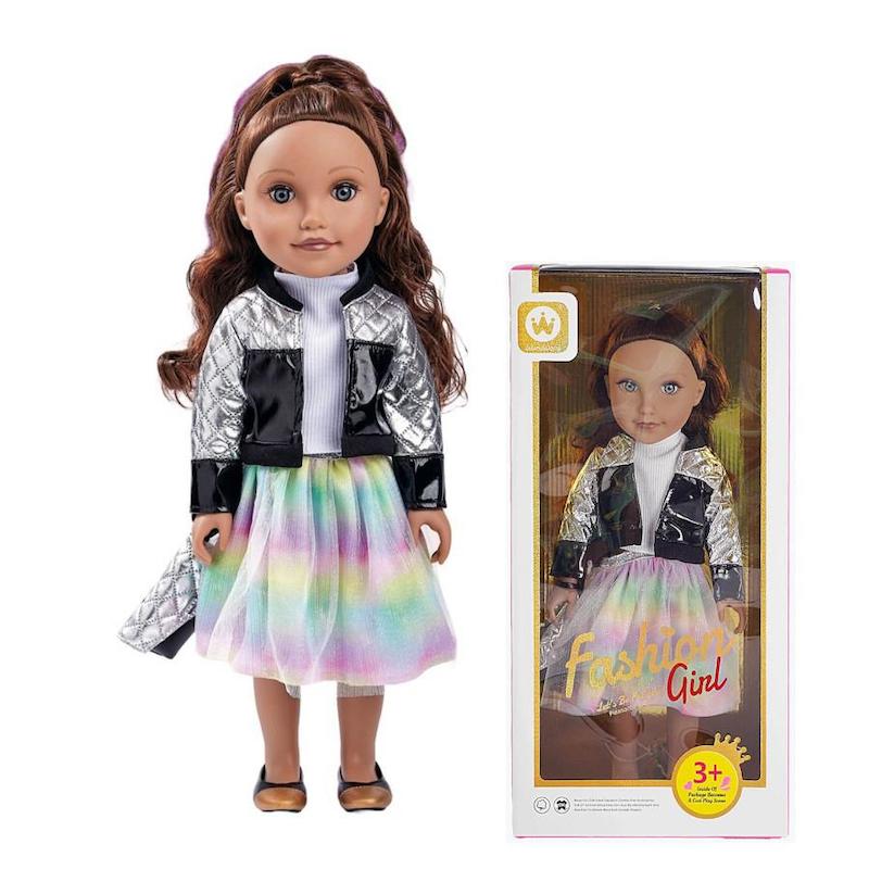 عروسگ گوشتی 46 سانت موبلند پوست تیره 