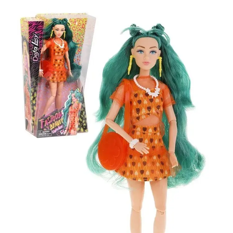 باربی دفا لوسی 30 سانت با موهای سبز
