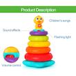 حلقه هوش اسباب‌بازی چیدنی هرم موزیکال Little Duck – برند Hola
