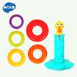 حلقه هوش اسباب‌بازی چیدنی هرم موزیکال Little Duck – برند Hola