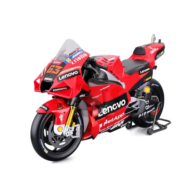 موتورسیکلت ماستو مدل MAISTO 1:6 Moto GP – Ducati Lenovo 2022 #63 Bagnaia