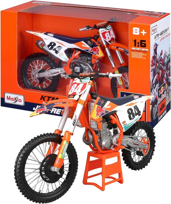 ماکت موتورسیکلت کراس Maisto Red Bull KTM Supercross SX450 Jeffrey Herlings – مقیاس 1:6