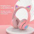 هدفون گیمینگ طرح گوش دار بلوتوثی LED مدل Cat Ear – برند AGENI