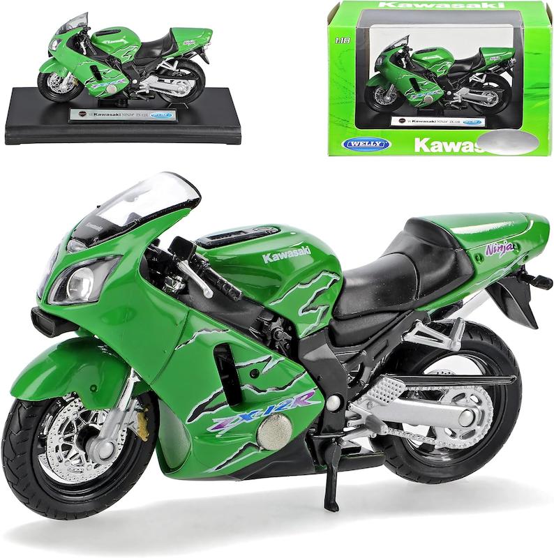 ماکت موتور ویلی مدل  کاوازاکیkawasaki ninja zx12R سال 2001