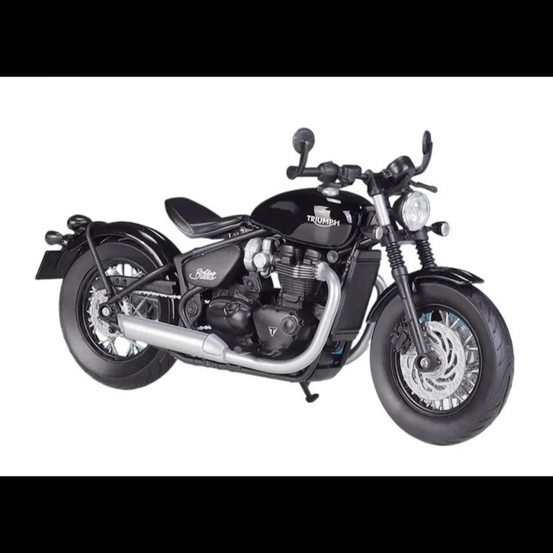 اسباب بازی موتور فلزی 1:12 برند WELLY مدل TRIUMPH BONNEVILLE