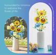 ست لگو دسته گل افتابگردان1124قطعه  مدل JIESTAR DIY Flower Bouquet آیتمJJ9196