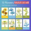 ست لگو دسته گل افتابگردان1124قطعه  مدل JIESTAR DIY Flower Bouquet آیتمJJ9196