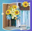 ست لگو دسته گل افتابگردان1124قطعه  مدل JIESTAR DIY Flower Bouquet آیتمJJ9196