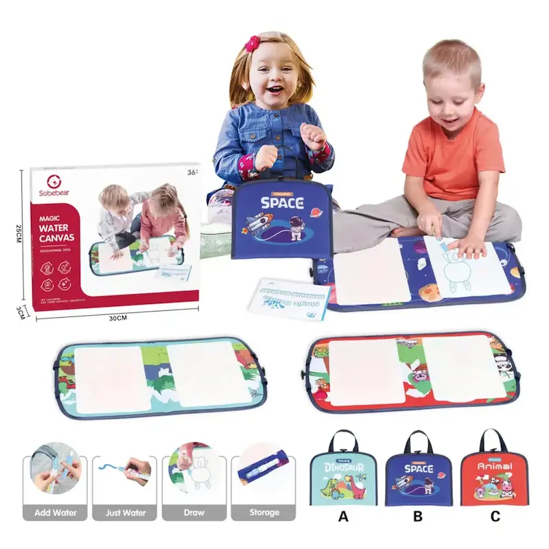 سفره نقاشی با اب برای کودکان مدل دایناسور Magic Drawing Mat برند سوببر آیتم1033/52