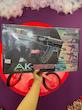 تفنگ کلاشینکف AK47 طلایی رگباری تیر ژله ای دو دوربین