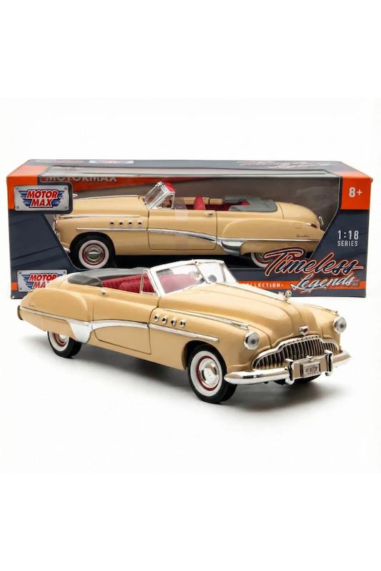 ماکت بیوک رودمستر 1949 موتورمکس فلزی 1/18 | Motormax Buick Roadmaster 1949