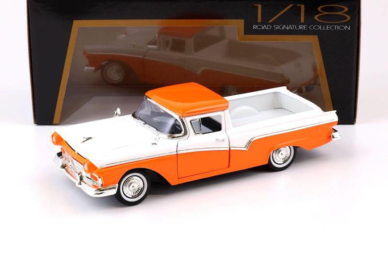 ماکت فلزی ford ranchero 1957 ابعاد 1/18