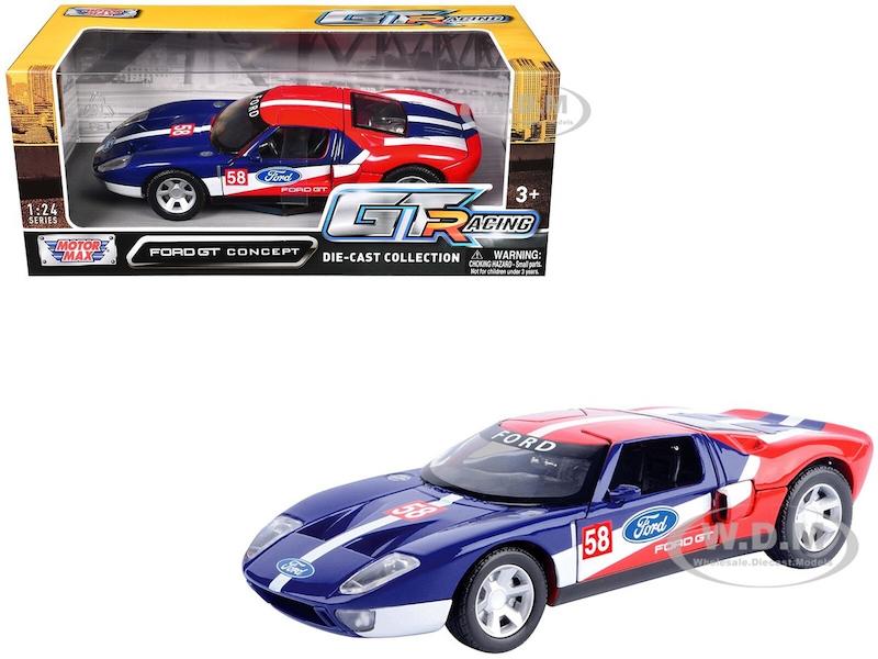ماکت فورد جی تی کانسپت موتورمکس فلزی 1/24 | Ford GT Concept Motormax
