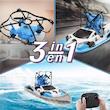 قایق کنترلی سه کاره Drone Power Racers 3 In 1 | ماشین، قایق و پروازی ایتم86125