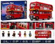 لگو اتوبوس لندن مدل 71045 | ساختنی حرفه‌ای London Bus 1711 قطعه 