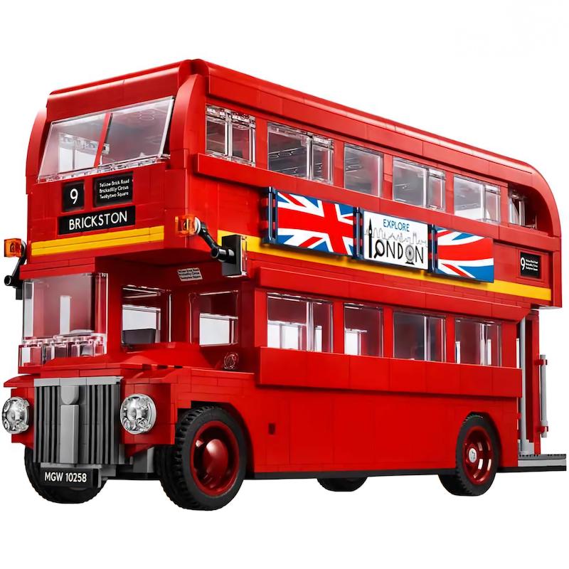لگو اتوبوس لندن مدل 71045 | ساختنی حرفه‌ای London Bus 1711 قطعه 