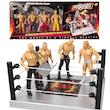 ست رینگ کشتی کج DZLING با ۴ اکشن فیگور کشتی‌گیر | Wrestling Arena Playset