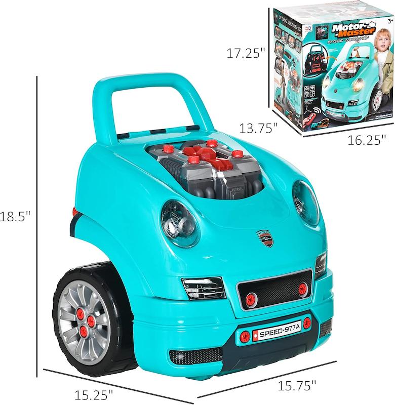 اسباب بازی ماشین ریموت دار موتور مستر Motor Master مدل کاپوت پورشه آبی آیتم008/987