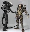 کشن فیگور دوتایی الین آلین بیگانه علیه پریدیتور غارتگر 22 سانتی| Alien vs Predator | برند نکا