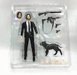 اکشن فیگور مدل جان ویک 16سانت همراه با سگ  john wick