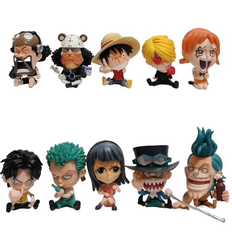 پک فیگور 10 عددی فانکو وان پیس جیغ (One Piece) مجموعه 10 عددی