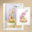 لگو  موزیکال گل و فنجان QLT مدل 611050 Botanical Collection چراغ‌دار و چرخان – 575 قطعه