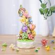 لگو  موزیکال گل و فنجان QLT مدل 611050 Botanical Collection چراغ‌دار و چرخان – 575 قطعه
