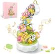 لگو  موزیکال گل و فنجان QLT مدل 611050 Botanical Collection چراغ‌دار و چرخان – 575 قطعه