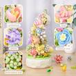 لگو  موزیکال گل و فنجان QLT مدل 611050 Botanical Collection چراغ‌دار و چرخان – 575 قطعه