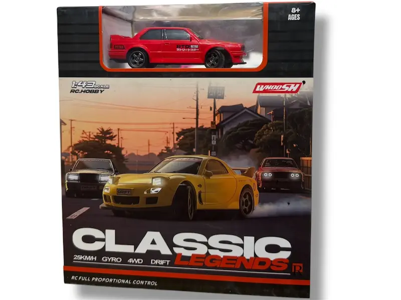 ماشین کنترلی دریفت Whoosh Classic Legends مقیاس 1:43 مدل BMW E30