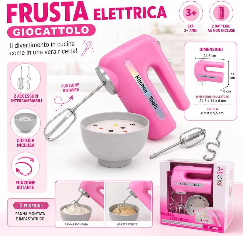همزن برقی اسباب‌بازی کودک Kitchen Tools آیتم625