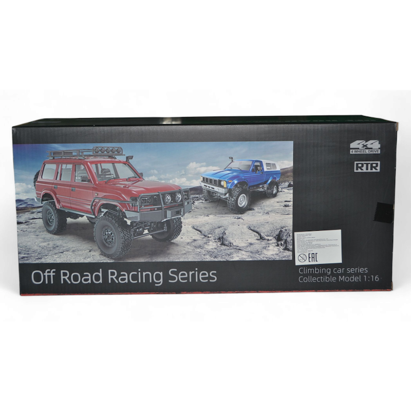 ماشین کنترلی آفرود Toyota Land Cruiser LC80 چهارچرخ محرک 4WD، آماده حرکت RTR، مقیاس 1:16 با ریموت کنترل 2.4GHz.