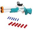 ست تفنگ بازی ناب سل مدل شاتگان دوربین دار پوکه پران تیر ابری  ایتم 6022 کمرشکن کد SUPER GUN SOFT BULLET BT6022 سایز 65*22 سانتی متر