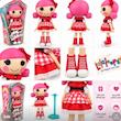 عروسک لالالوپسی Lalaloopsy مو صورتی با لباس قرمز