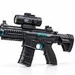 تفنگ اسباب‌بازی تیر ژله‌ای شارژی HK416 مدل Electric M416 کد SY6061