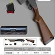 تفنگ اسباب‌بازی شاتگان M870 مدل DB-4089 بدنه نایلونی طرح چوب