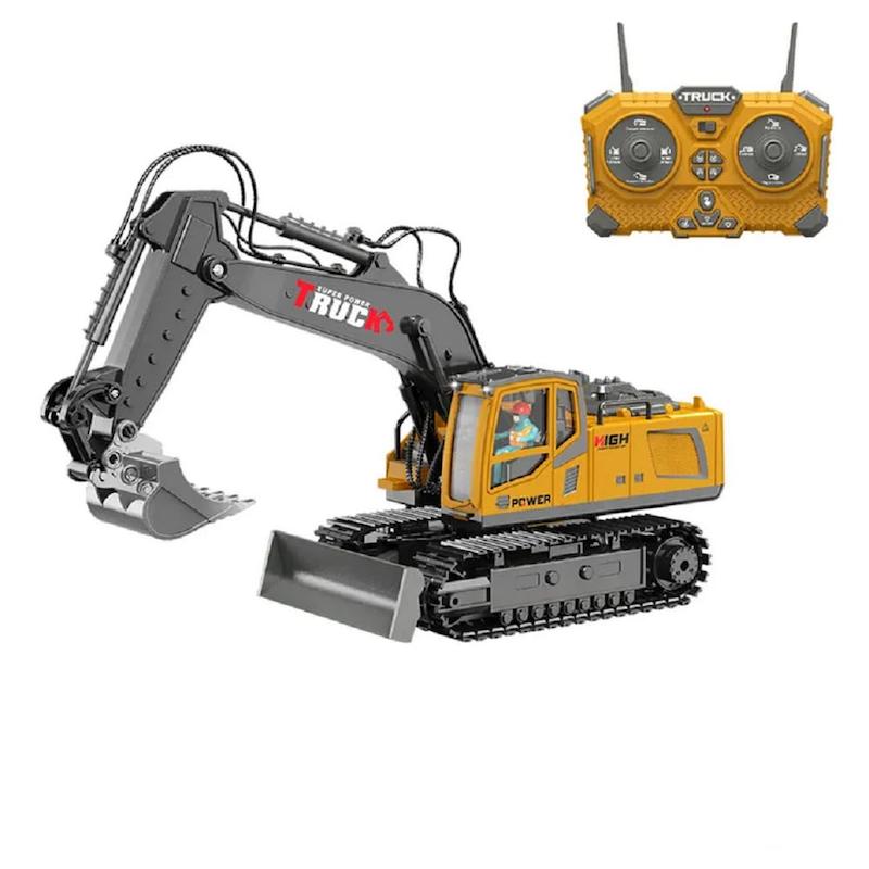 بیل مکانیکی کنترلی دودزا 11 کانال مدل Excavator 2.4GHz ایتم 555/33