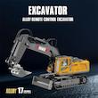 بیل مکانیکی کنترلی دودزا 11 کانال مدل Excavator 2.4GHz ایتم 555/33